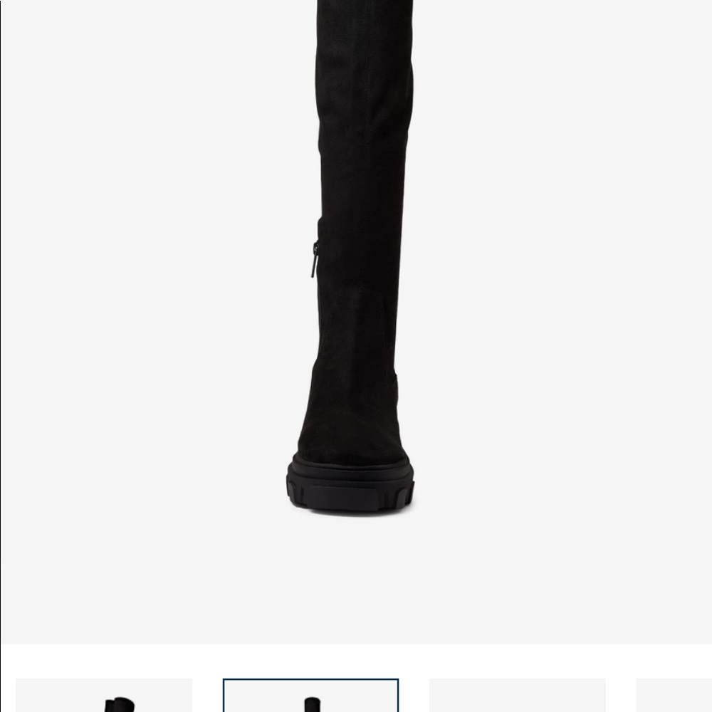 Calvin Klein Linnie 2 Black suede Boot size 9 new without box never used - Picture 5 of 8